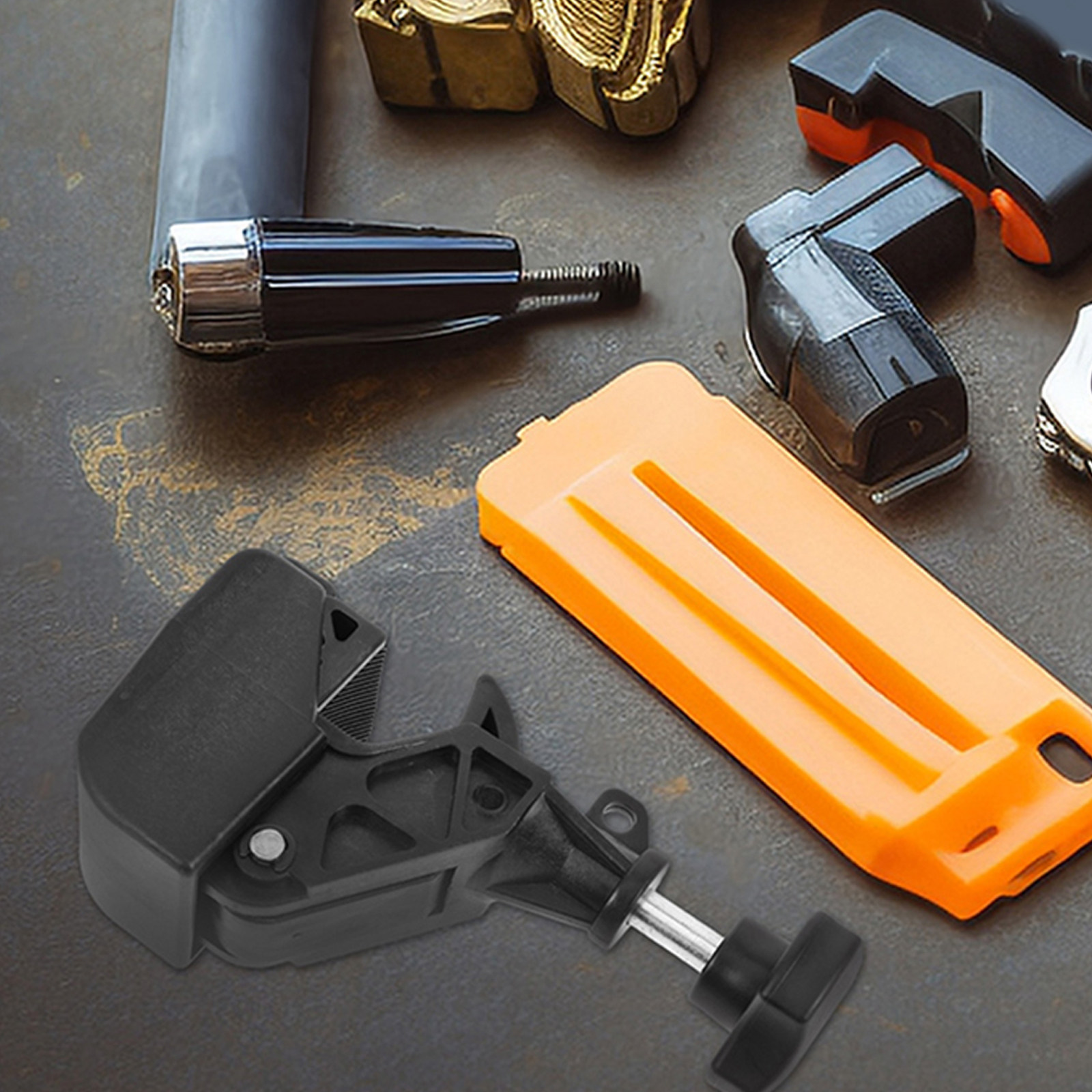 Workshop Tools Center - เครื่องมือช่วยติดตั้งยาง 2 ชิ้น แบบดึงล็อคได้ พกพาสะดวก สำหรับช่างซ่อม