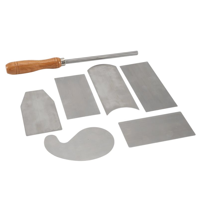 Card Scraper Cabinet - เครื่องขัดเงา A60zcard และชุดเครื่องขัดเงาสำหรับงานไม้ 6 ชิ้น ประกอบด้วยเครื่องขัดเงาแบบสี่เหลี่ยม