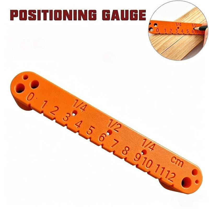Workshop Tools Center - เครื่องมือวัดตำแหน่งกลางไม้เอนกประสงค์ เครื่องมือหาตำแหน่งการเจาะ เครื่องมือวัดสำหรับงานช่างไม้ เครื่องมือเขียนลายบนไม้ แข็งแรงทนทาน สำหรับงาน