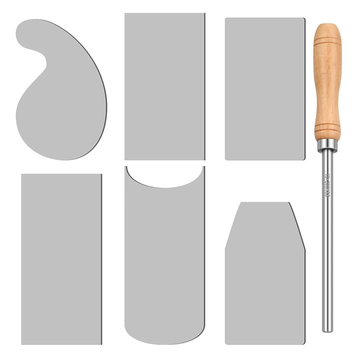 Card Scraper Cabinet - A06K การ์ด Scraper Burnisher และ 6