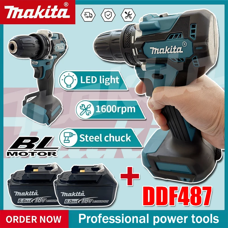 Makita Drill Ddf484 - มากีต้า DDF487 ไขควงไร้สาย ไขควงไฟฟ้า ไร้สายและแบบมือถือ สว่านไฟฟ้า