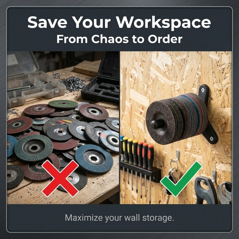 ที่ยึดเครื่องเจียรแบบติดผนัง 1 - Workshop Tools Rack บทวิจารณ์และราคา