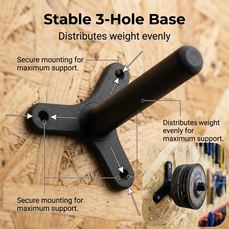 ที่ยึดเครื่องเจียรแบบติดผนัง 1 - Workshop Tools Rack บทวิจารณ์และราคา