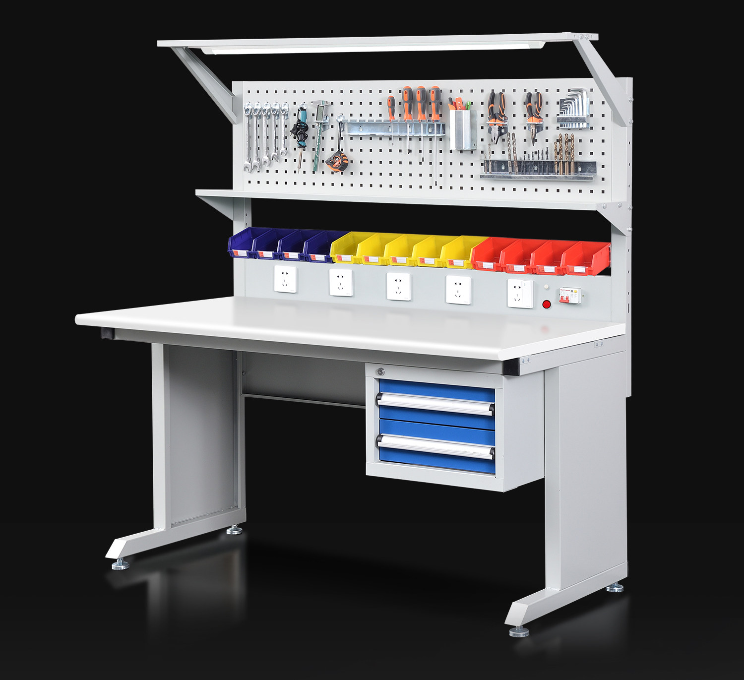 โต๊ะทำงานป้องกันไฟฟ้าสถิตย์กรา - Hand Tools Maintenance Workshop บทวิจารณ์และราคา