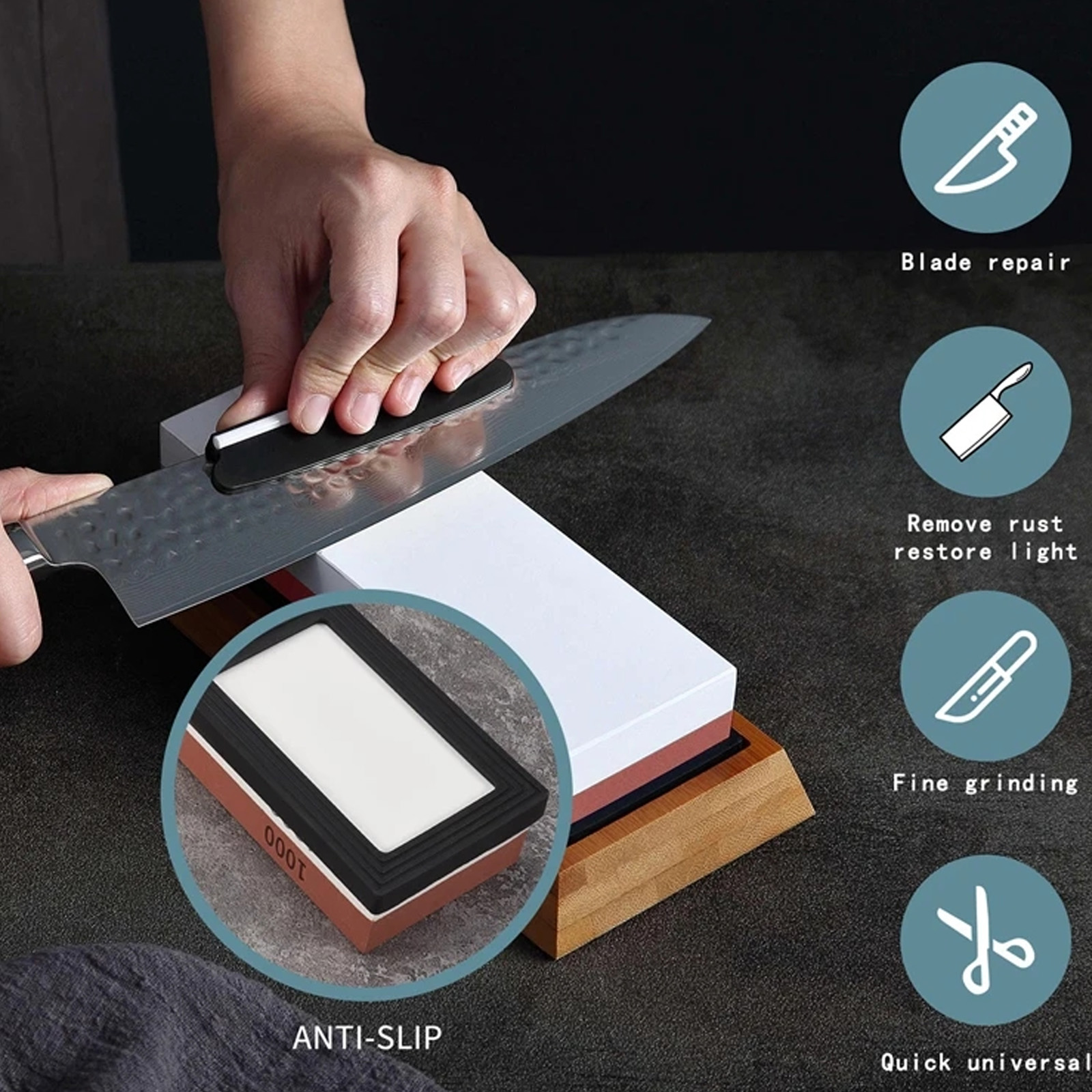 Whetstone Sharpening Stones มี - Sharpening Stone Whetstone บทวิจารณ์และราคา