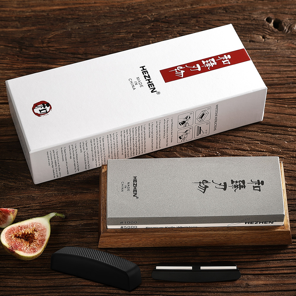Hezhen หินลับมีดสำหรับใช้ในครั - Sharpening Stone Whetstone บทวิจารณ์และราคา