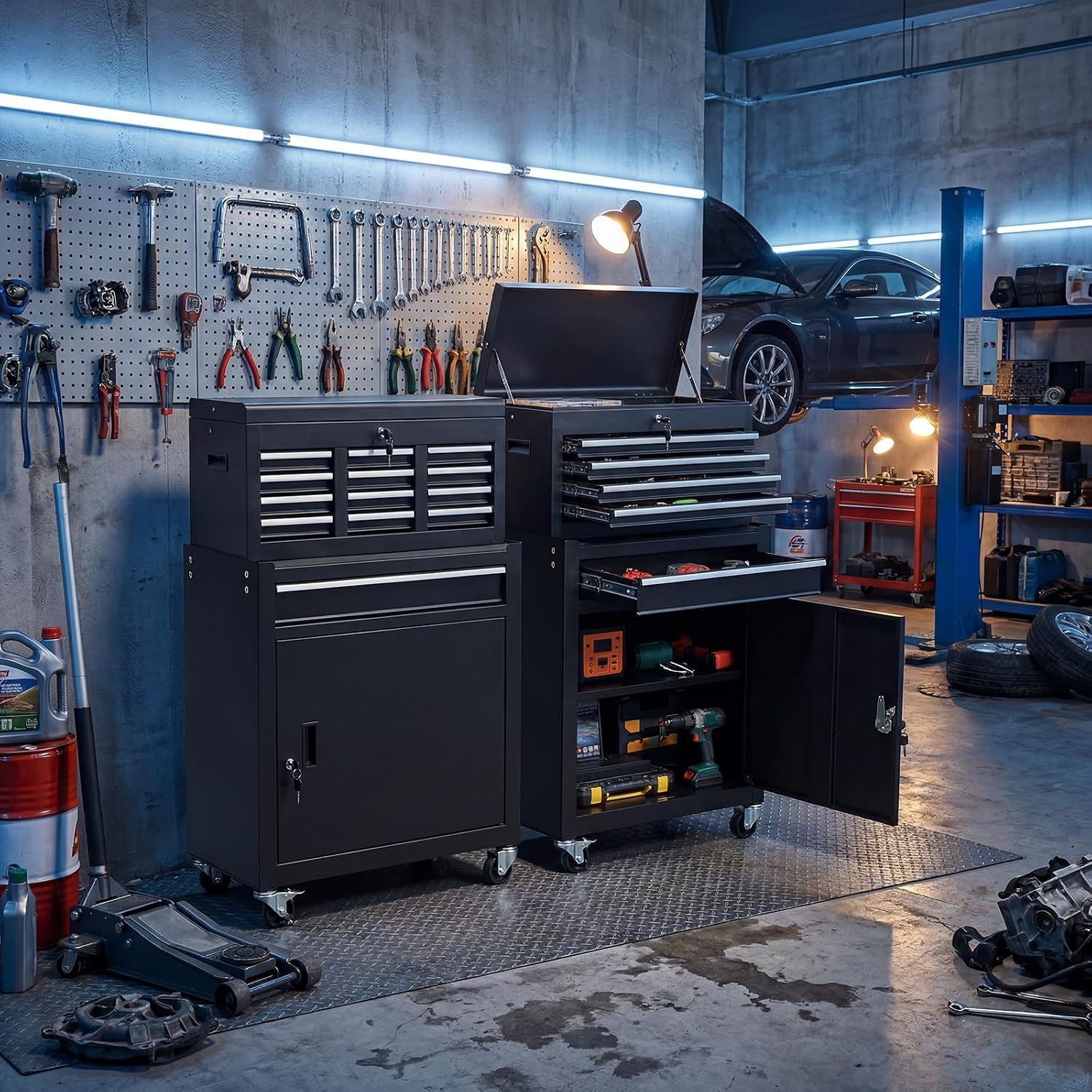 ตู้เก็บเครื่องมือแบบมีล้อ 5 ลิ - Tools Mechanical Workshop บทวิจารณ์และราคา