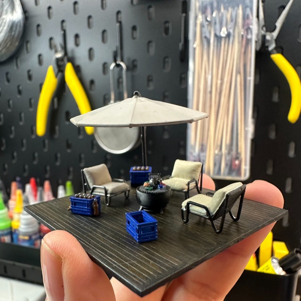ไดโอรามา 1/64 ลานพักผ่อนจำลอง  - Tools Workshop Kids บทวิจารณ์และราคา